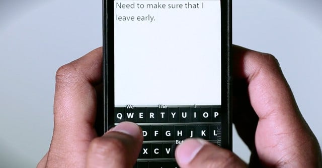 Sneak peak at BlackBerry 10