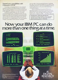 January 1983 Byte magazine – Concurrent CP/M ad