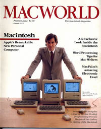 1984 Macworld Premier issue - cover
