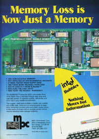 January 1985 PCWorld – Intel bubble memory ad