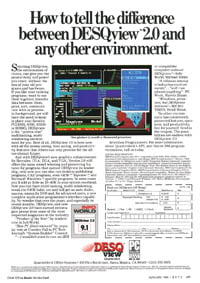 January 1988 Byte magazine – DESQ ad