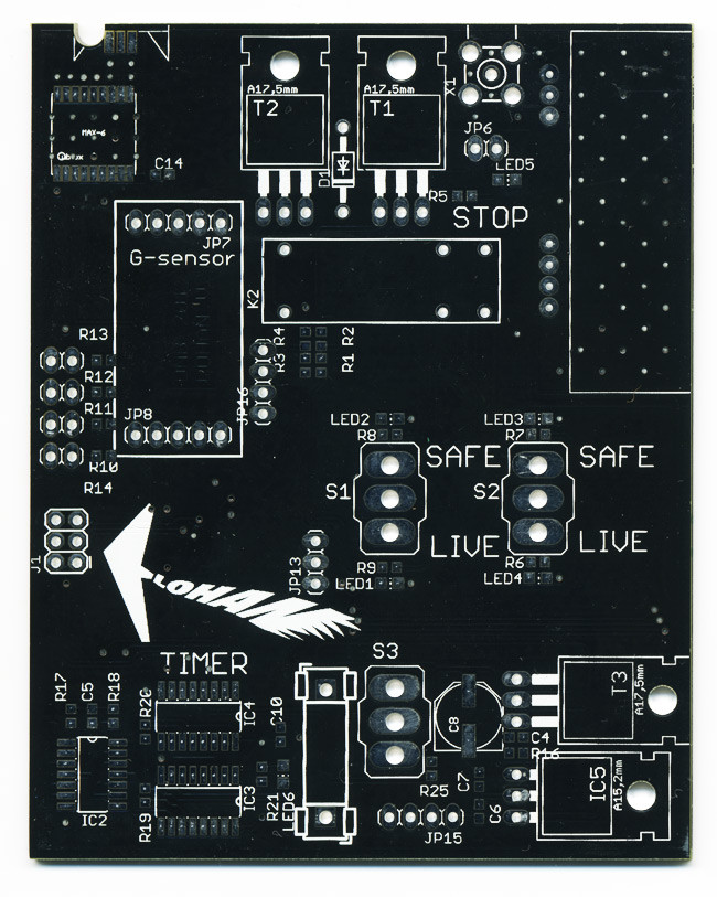 The bare SPEARS PCB