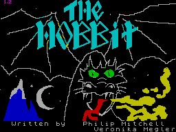 Splash Screen for classic adventure game The Hobbit