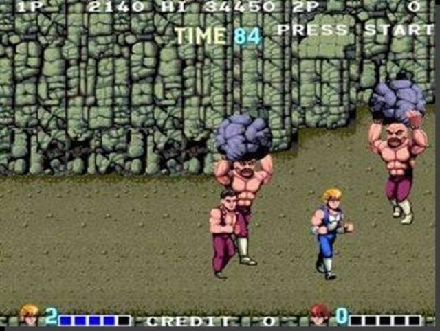 DOUBLE DRAGON retro arcade game by TAITO 1987 