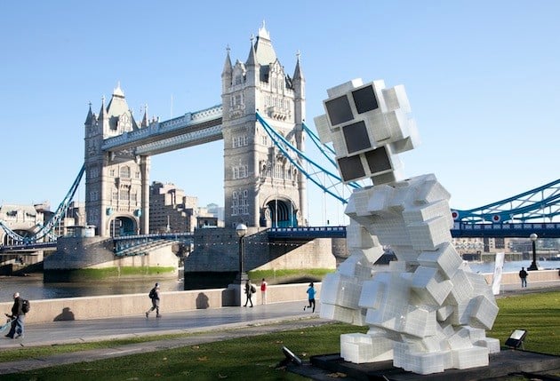 The Public Toilet installation at Tower Bridge, London &amp;shy; a giant sculpture of a squatting man &amp;shy; commissioned by Domestos &amp;copy; to raise awareness about World Toilet Day on 19th November and the 1.1 billion people who can&amp;sup1;t go in private (4).jpg