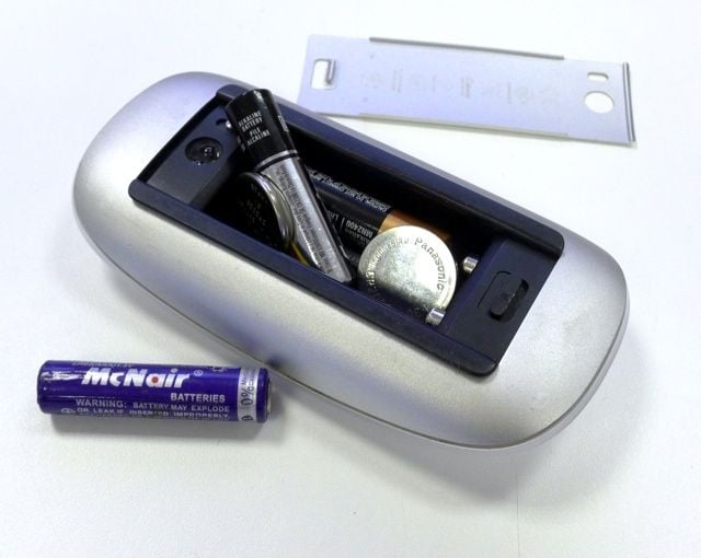 Mouse and batteries