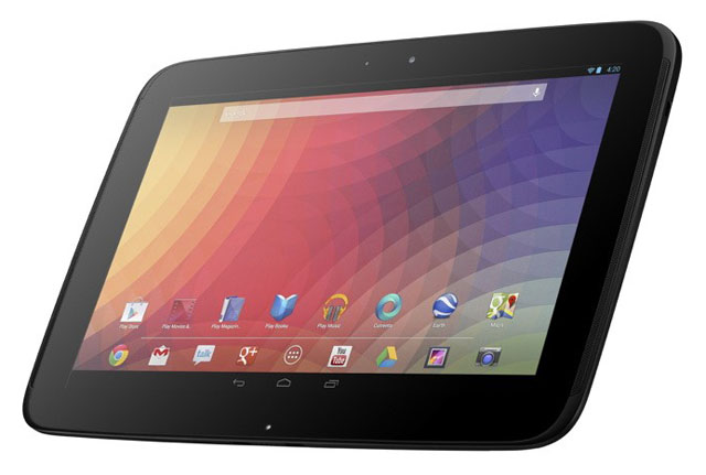 Samsung Google Nexus 10 Android tablet