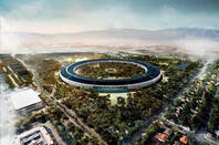 Apple&amp;#39;s new Cupertino campus - rendering