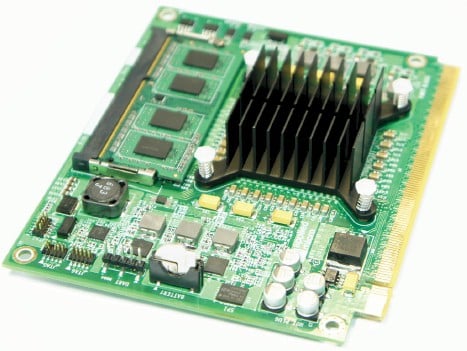 The X-Compute board based on the Applied Micro X-Gene ARM server