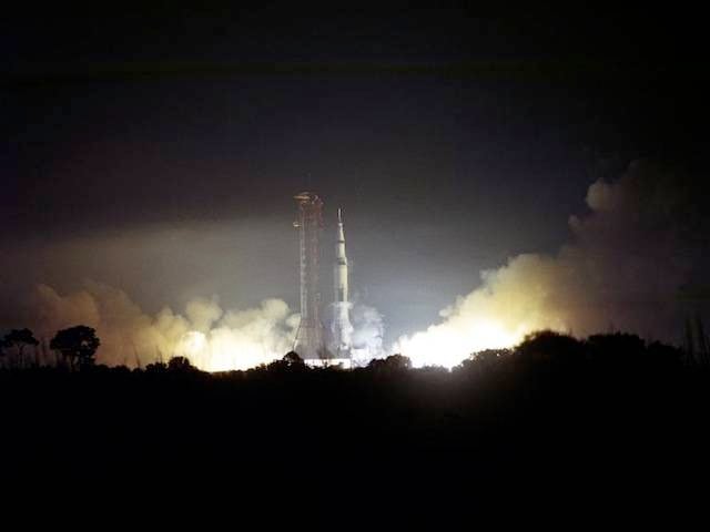 The launch of Apollo 17