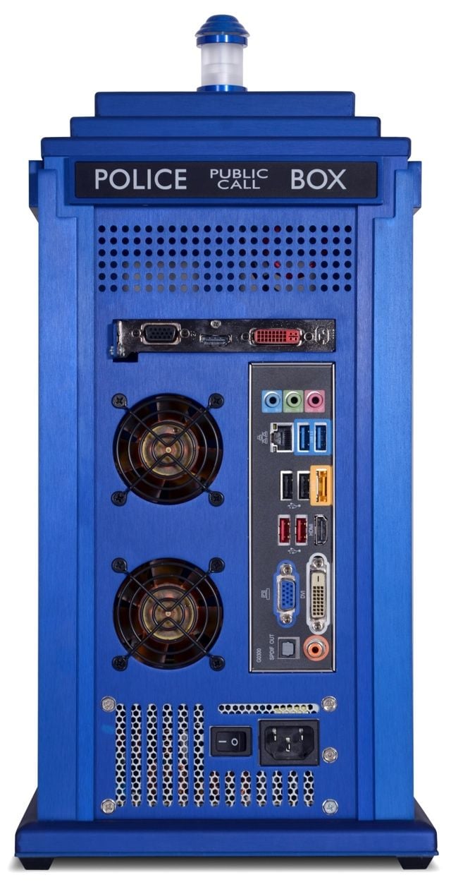 Scan Doctor Who Tardis PC case