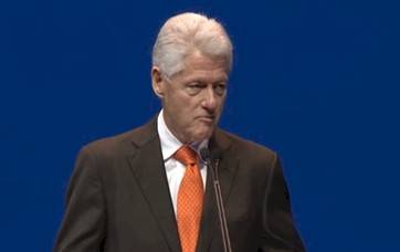 President Bill Clinton addressing Dell World attendees