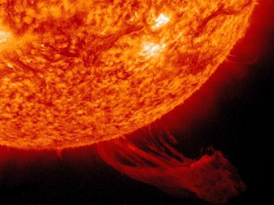 A solar prominence, credit NASA
