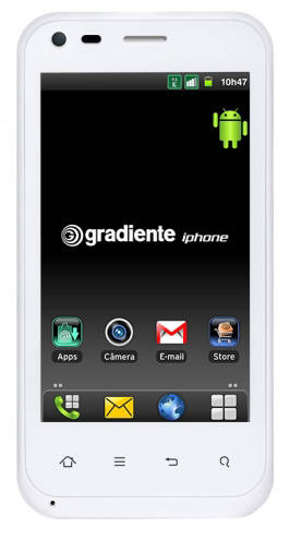 Photo of the Gradiente iphone from Brazil