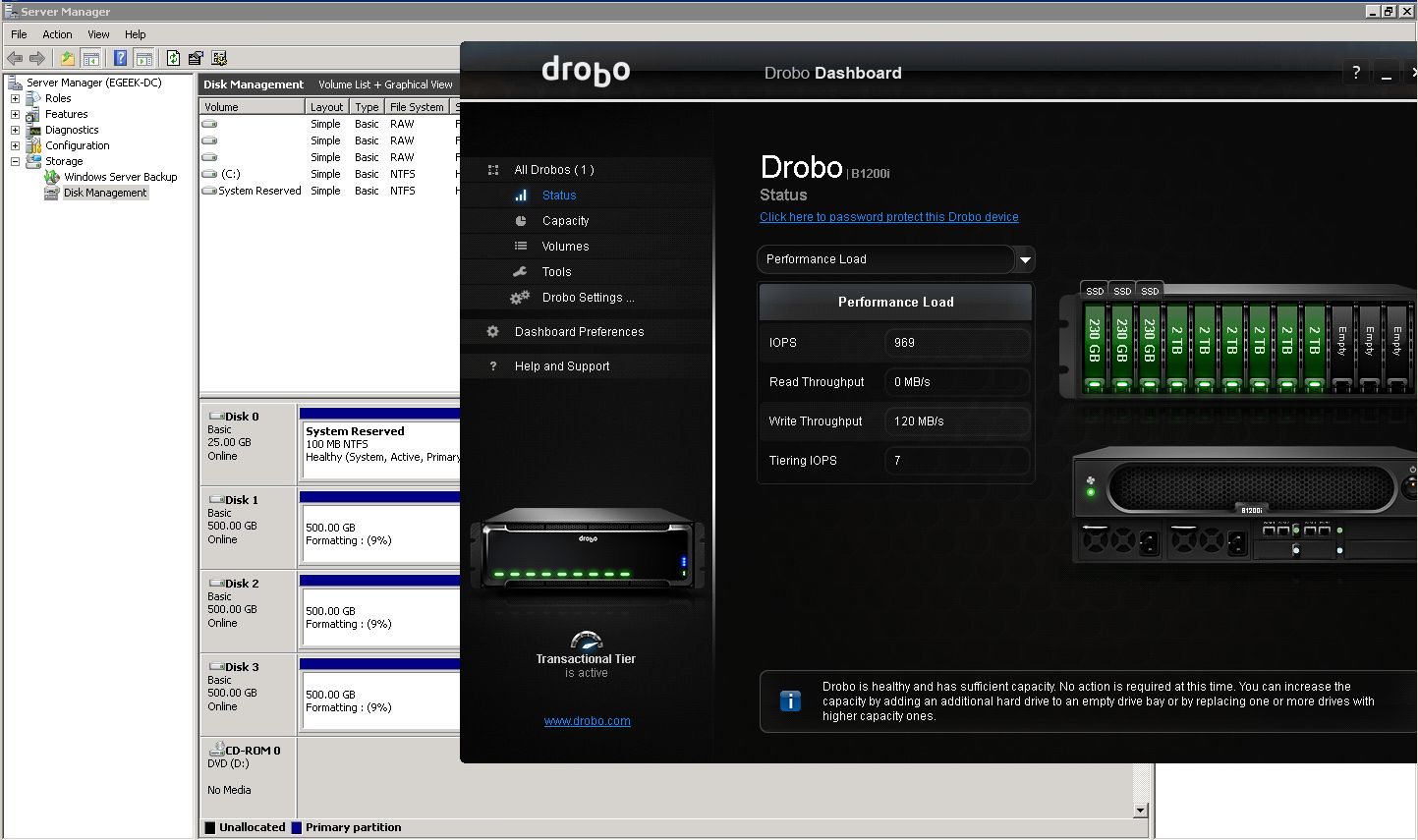 drobo dashboard remote