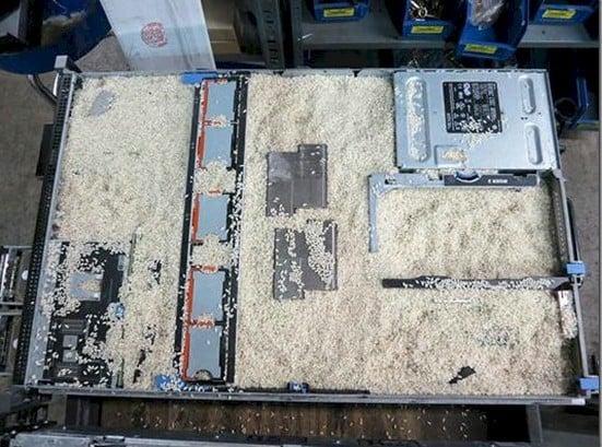 Using rice to dry out a flooded server