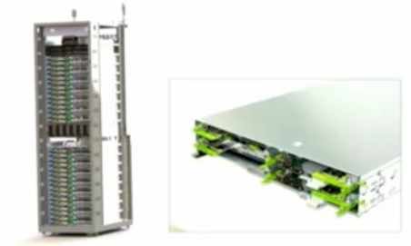 The rack and server design for Facebook's cold storage