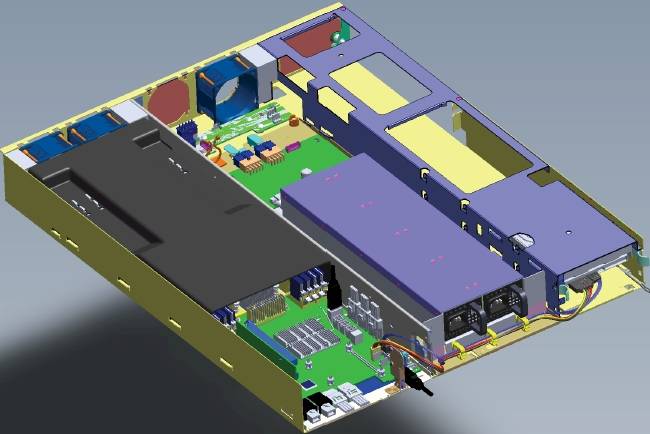 The mechanical drawing of the Dragonstone server