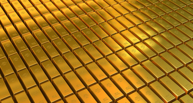 Roughly 150kg of gold