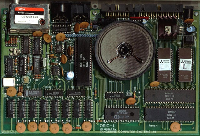 The Oric-1 48K motherboard