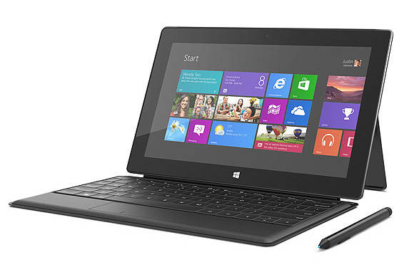 Photo of Microsoft Surface Windows 8 Pro, with Touch Cover