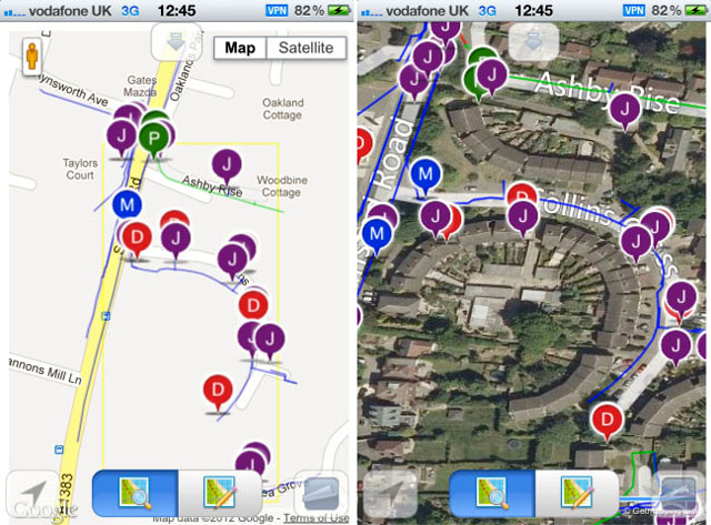 BT Openreach Plant Mapping apps