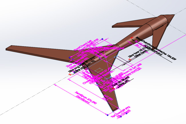 The basic planform of our Vulture 2