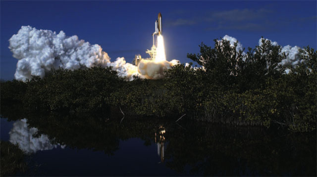 Space Shuttle Columbia launch