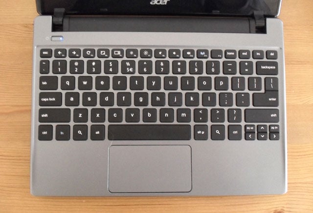 Chromebooks: Acer keyboard