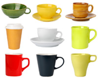 A selection of mugs and cups