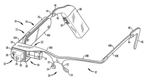 The Google Glass design
