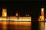 Houses of Parliament at night-time