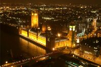 Houses of Parliament in night-time