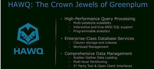 Hawq is the family jewels of the Greenplum database tweaked to extend HDFS