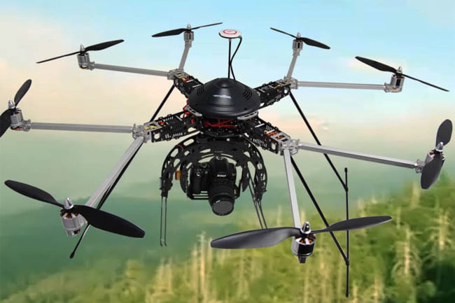 The Turbo Ace Octocopter. Pic: Turbo Ace