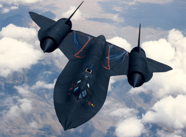 SR-71 'Blackbird' during testing. Pic: US Air Force