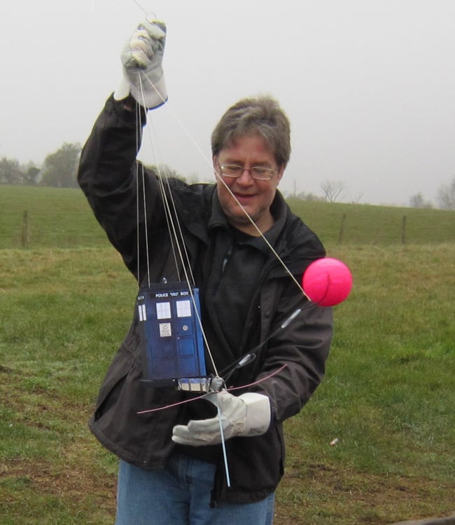 Dave Akerman and his Tardis rig