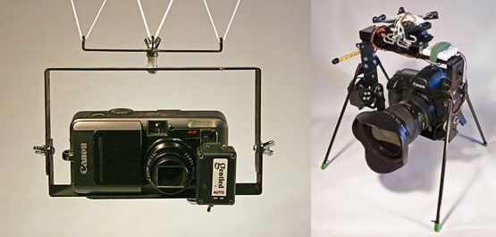 A basic KAP rig, with its servo-controlled big brother