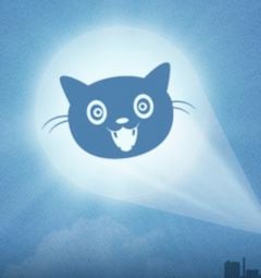 The Internet Defense League's 'Cat Signal' (Fair use)