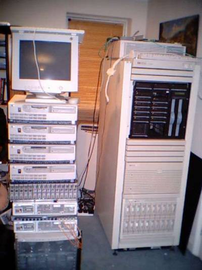 Ken Green's Home Lab circa 2003