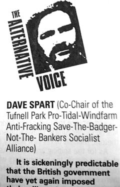 Fictional Dave Spart in Private Eye