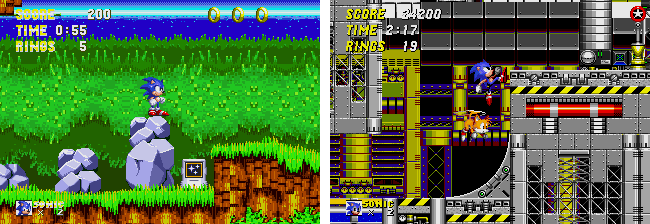 Sonic 2 and 3