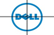 Dell logo in crosshairs