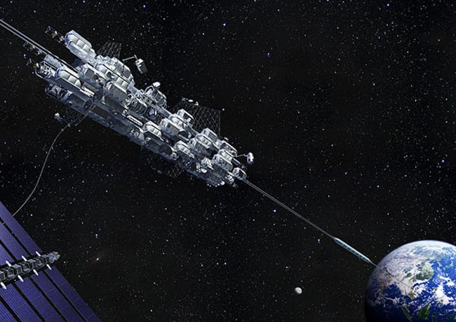 The Obayashi Corporation concept for a space elevator