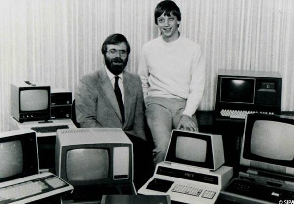Bill Gates and Paul Allen 1981