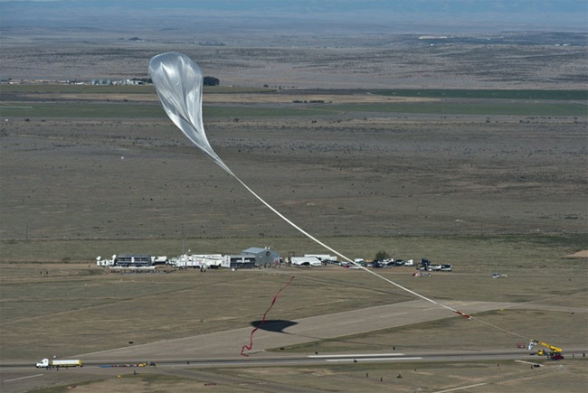 The launch of the Red Bull Stratos. Pic: Red Bull