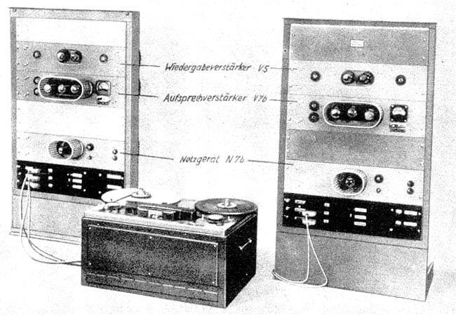 AEG K7 RRG modified stereo recorder