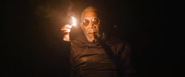 Oblivion, the movie Morgan Freeman as Beech