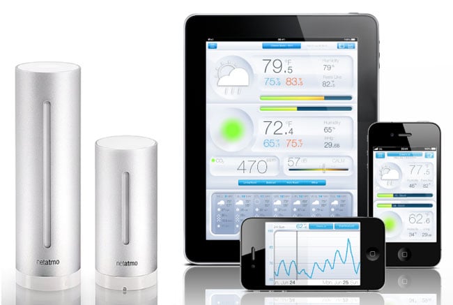 Netatmo - Station météo wifi compatible Android, iOS, App Apple