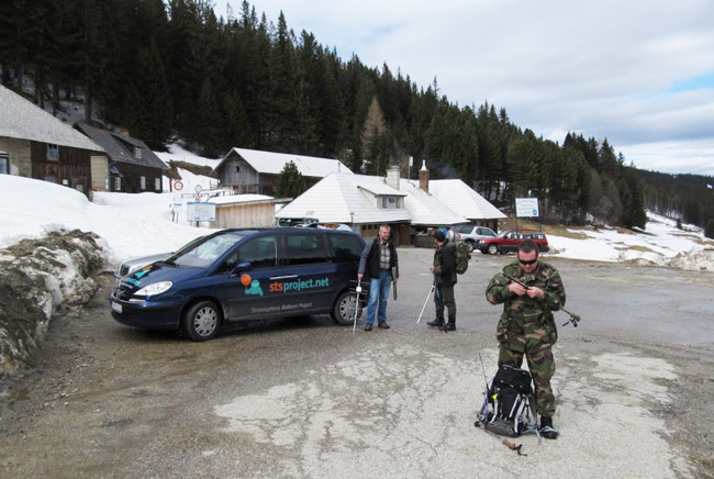 The recovery team prepares to find the AVA payload